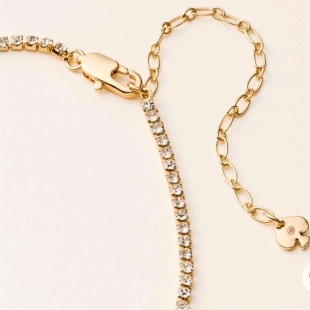 French Fry Charm Tennis Necklace - kate spade new york x Target Gold - Picture 3 of 7